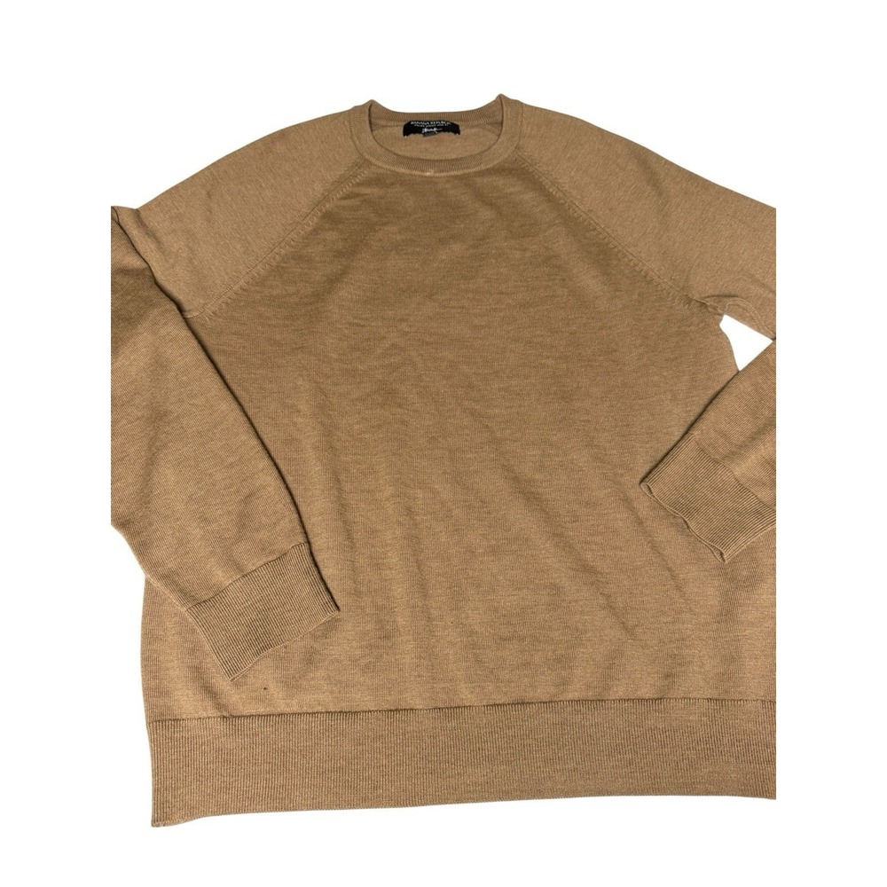 Banana Republic Red Italian Wool and Alpaca Blend Sweater Large Grandpa Core